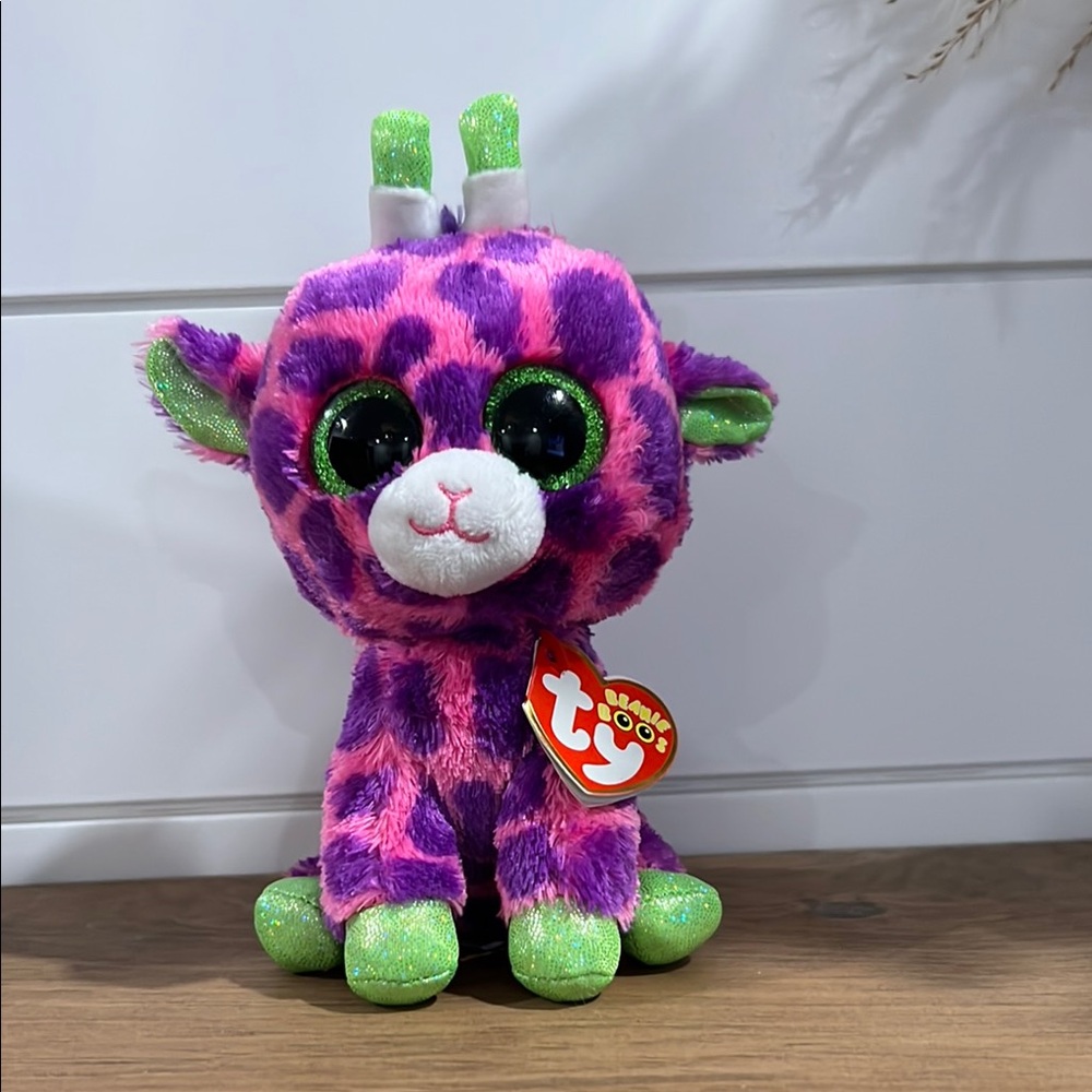 Ty Beanie Boos - Gilbert the Giraffe (Glitter Eyes)